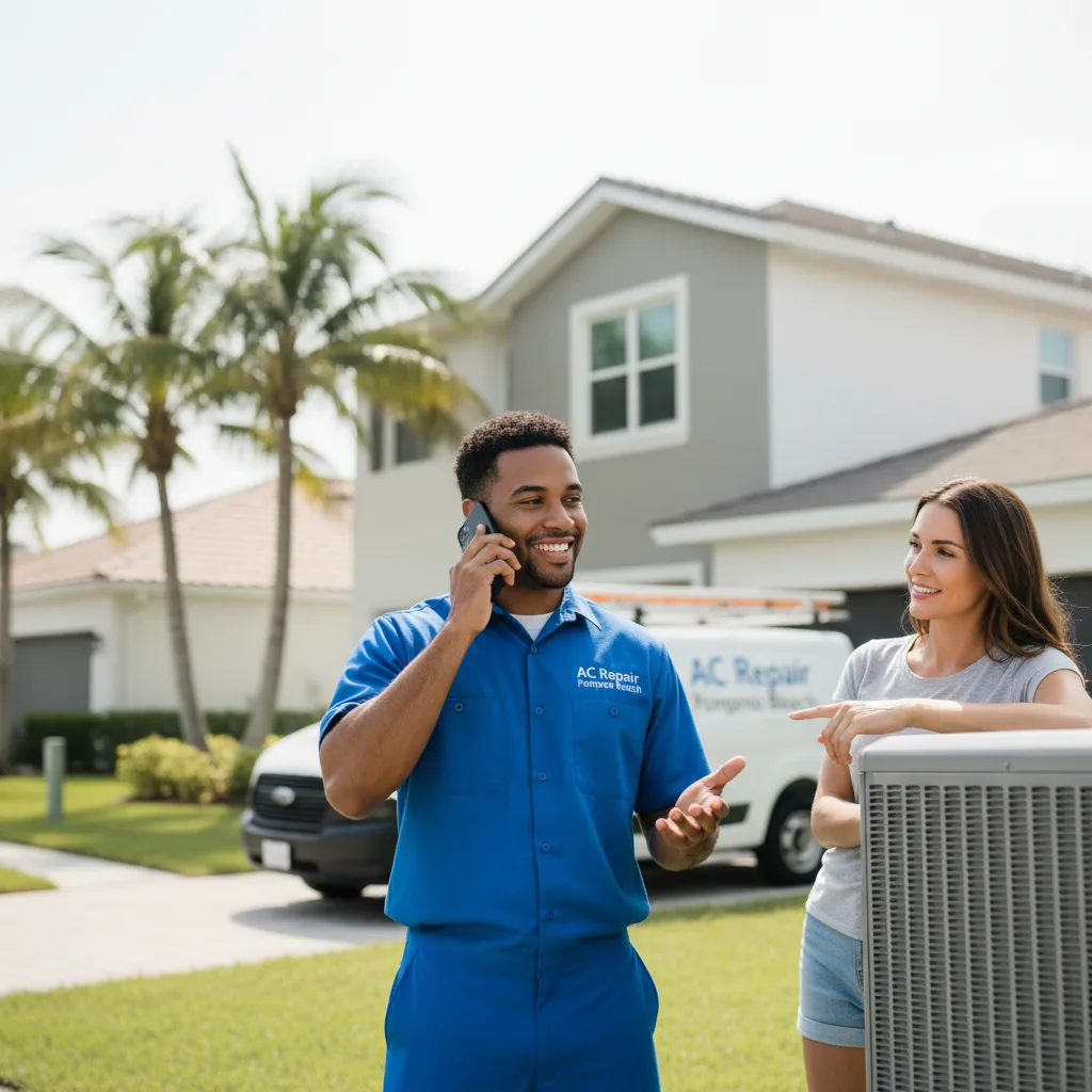 AC Repair Pompano Beach customer support in Vida